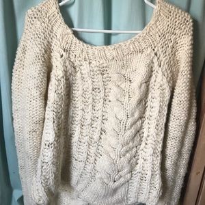 Asymmetrical chunky Free People Knit